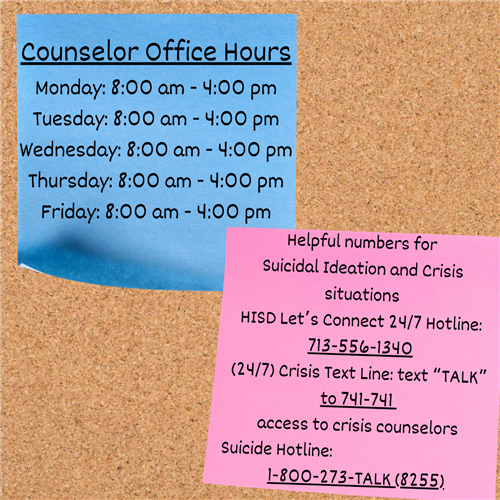 Counselor Office Hours 